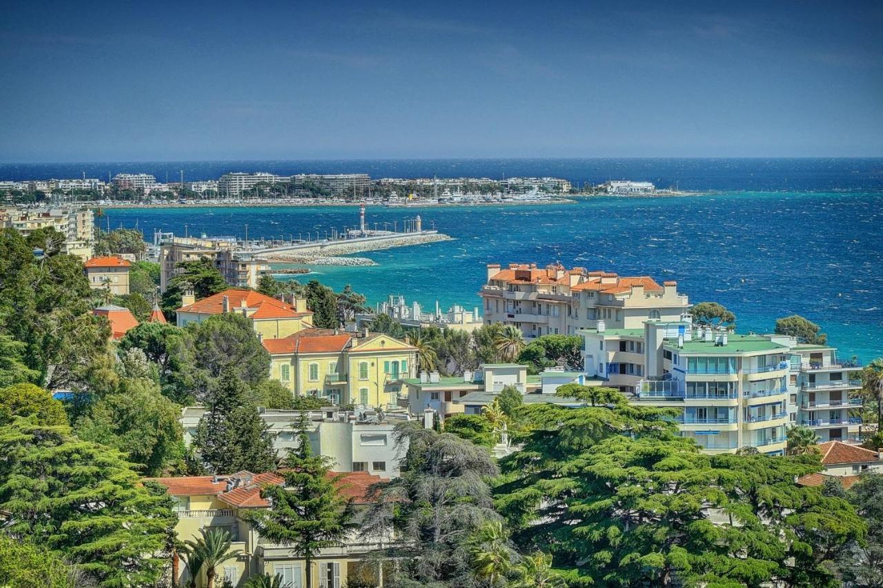 Immogroom - Sea View - Pool - Terrace - Parking - Wifi - Ac Cannes Luaran gambar
